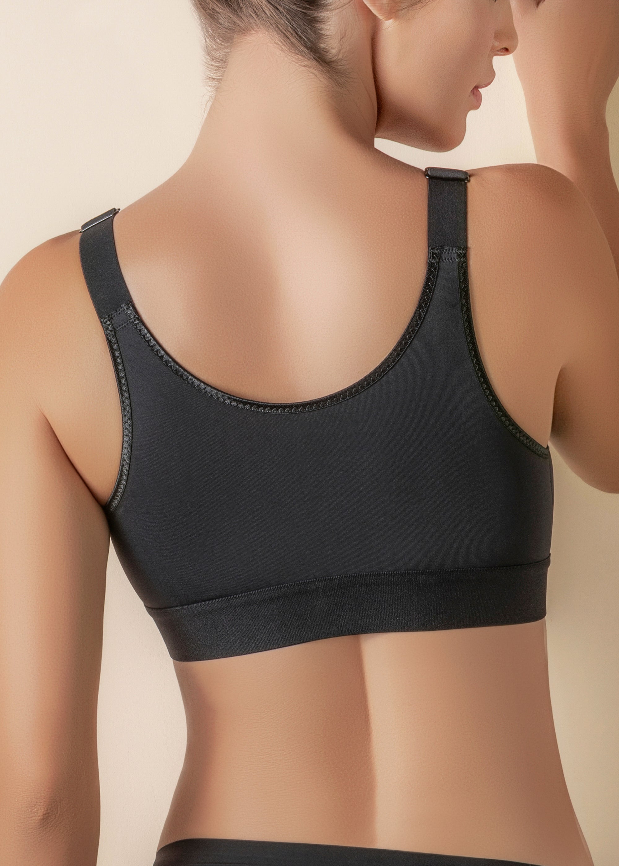 Reggiseno post-operatorio con apertura frontale